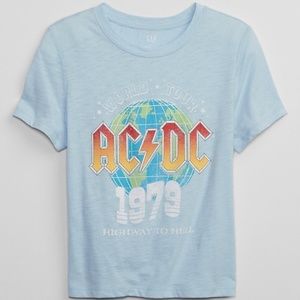GAP Shirt Size M ACDC Band Graphic T-Shirt Highway to Hell Rock
